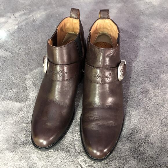 Ariat Western Style Ankle Boots with Buckle Size Women's Size 6B Coast Cowgirl - Picture 13 of 13